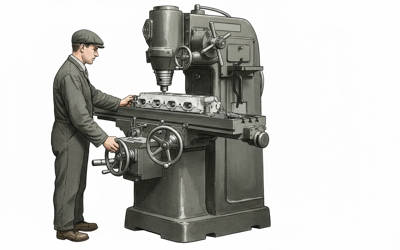 нарисуй похожего мужчину строго в профиль, который управляет аппаратом, как на картинке, но в стиле, как на картинке мужчина с волом, без фона emoji