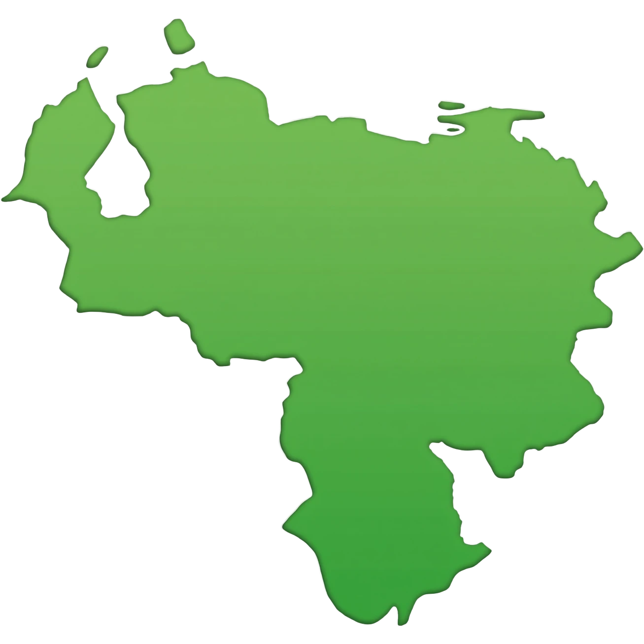 mapa de venezuela emoji