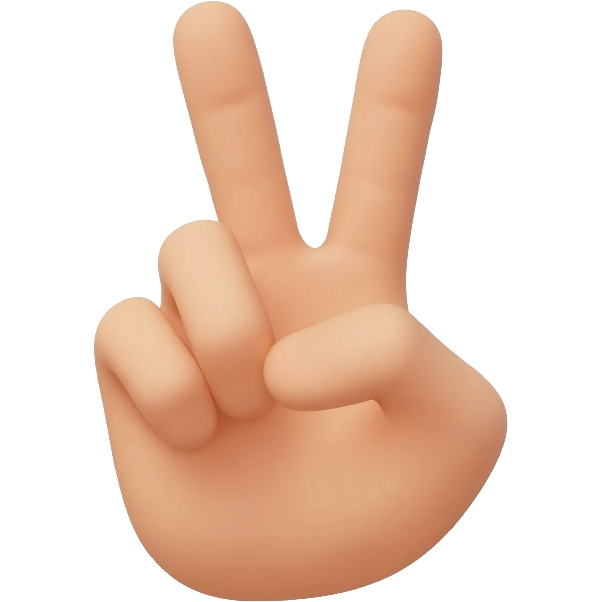 Create emoji with peace and thumb is open emoji