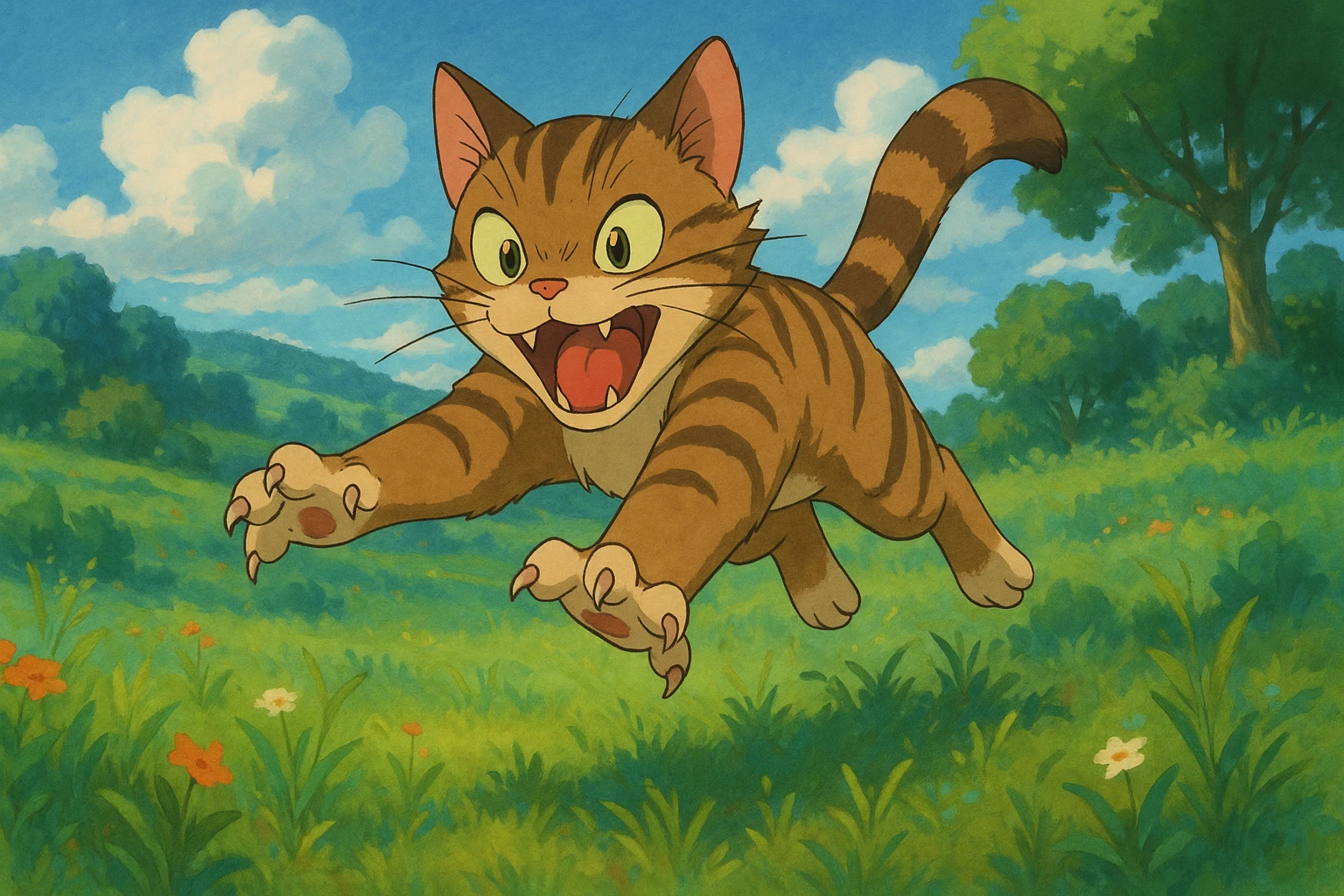 cat attack emoji