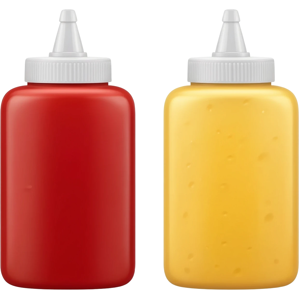 ketchup cheese sauce in portions emoji
