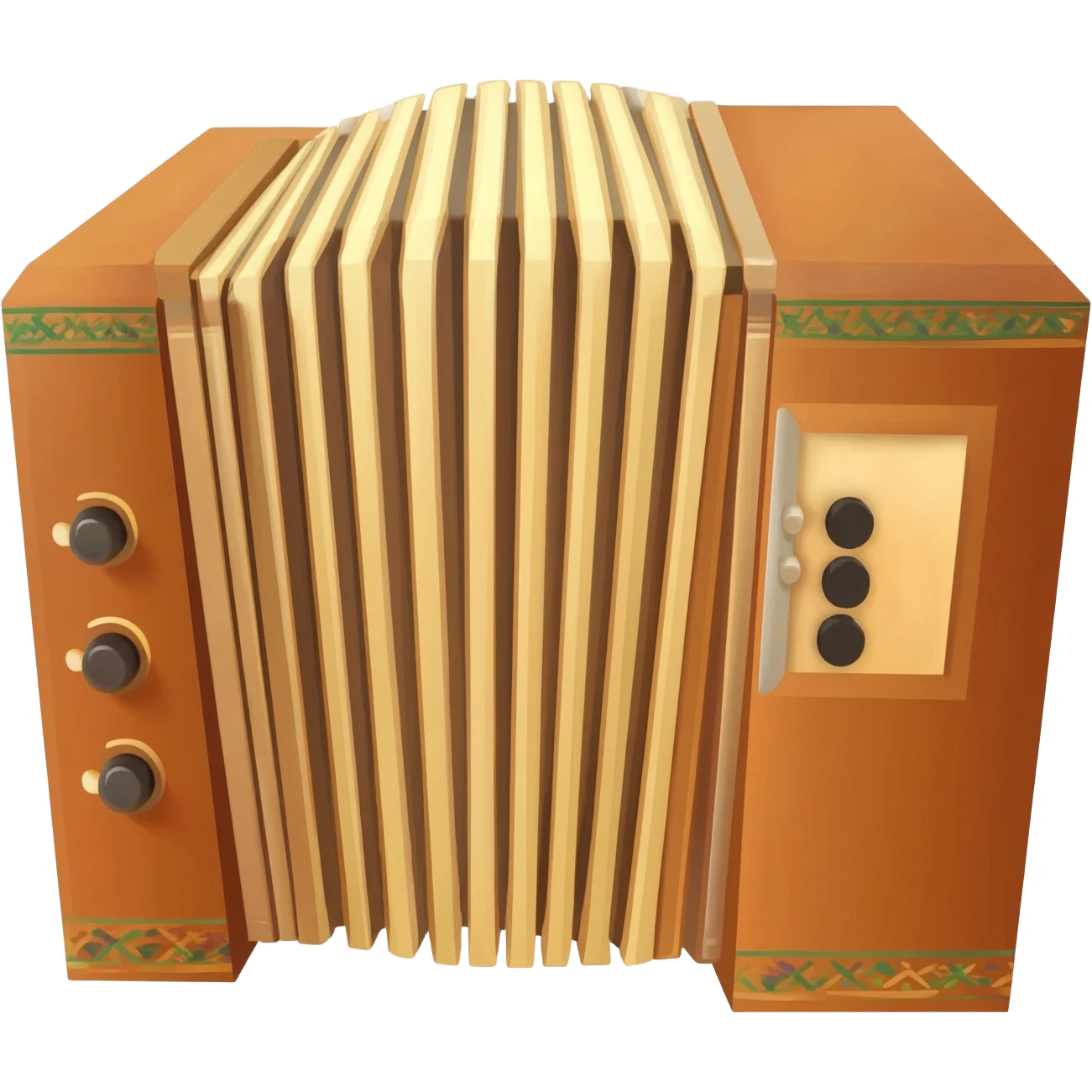 Indian music instrument "harmonium" emoji