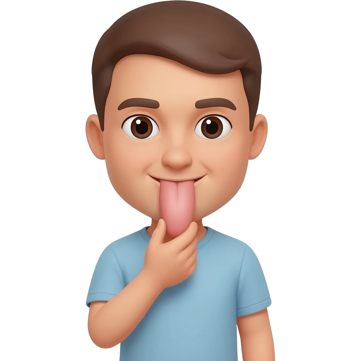 Emoji holding his penis emoji