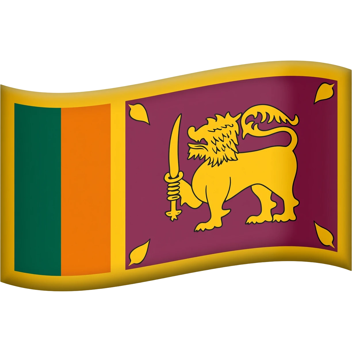 flag of Sri Lanka emoji