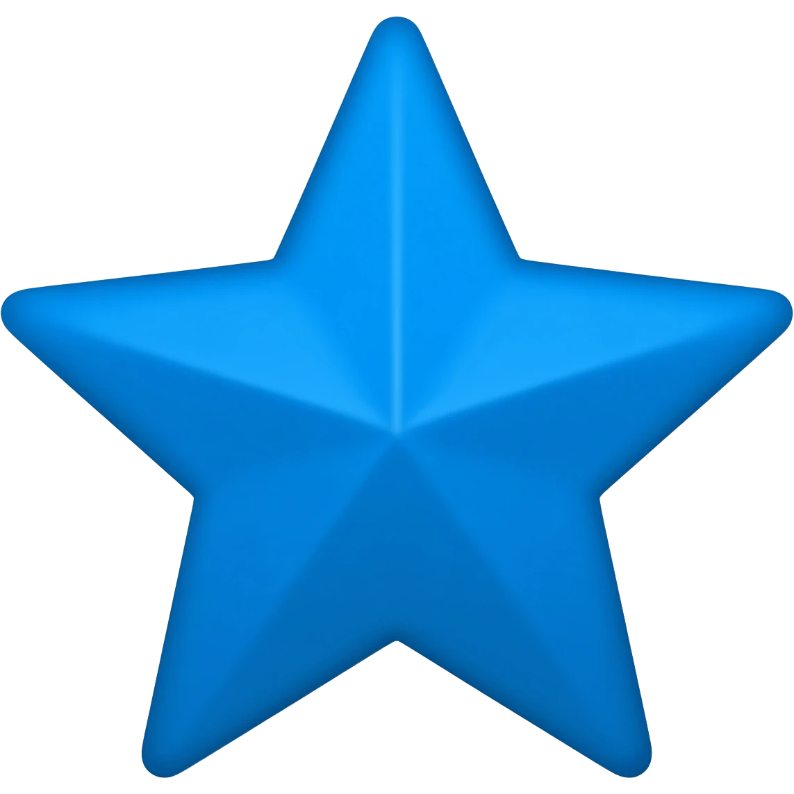 a blue star emoji