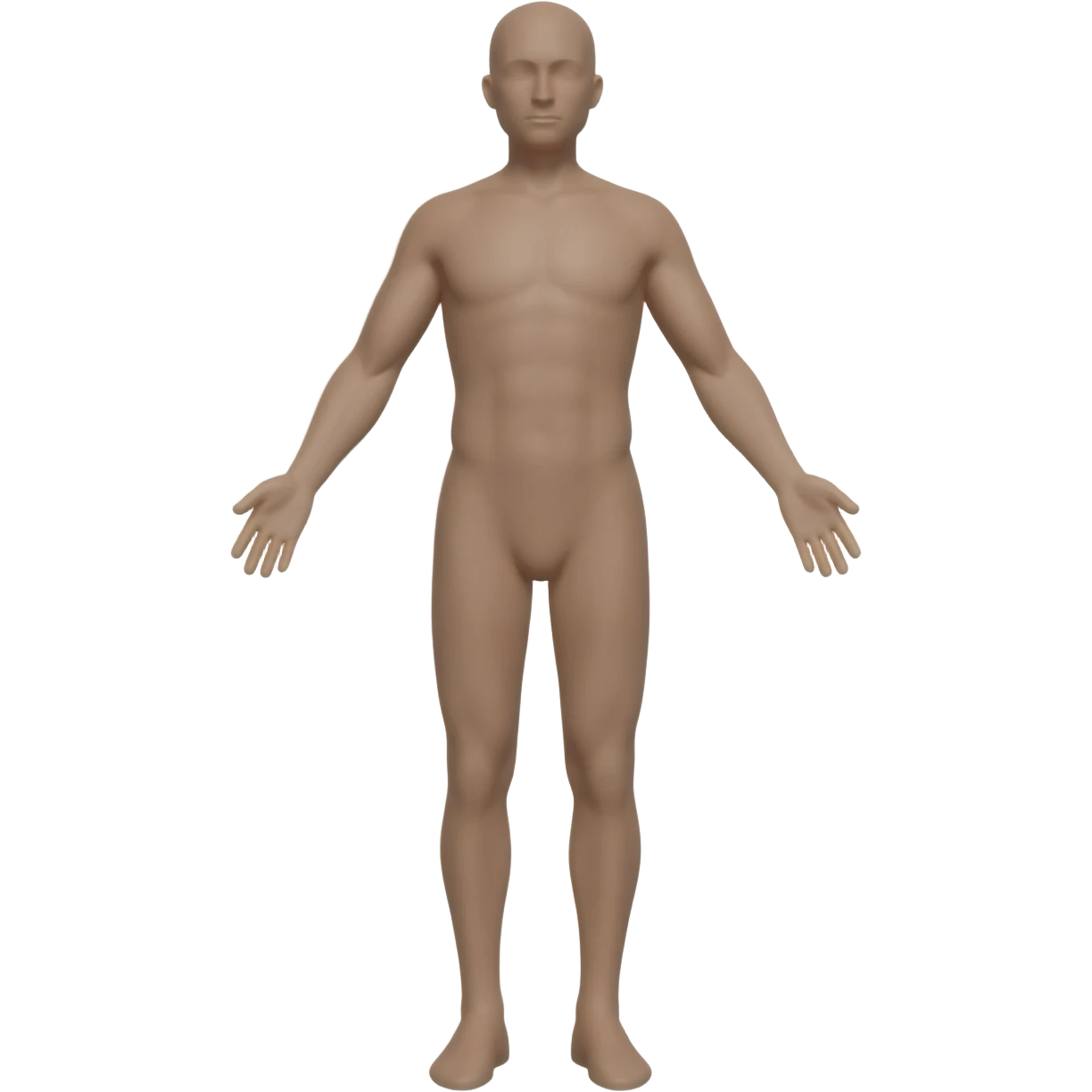 Maqueta cuerpo humano emoji