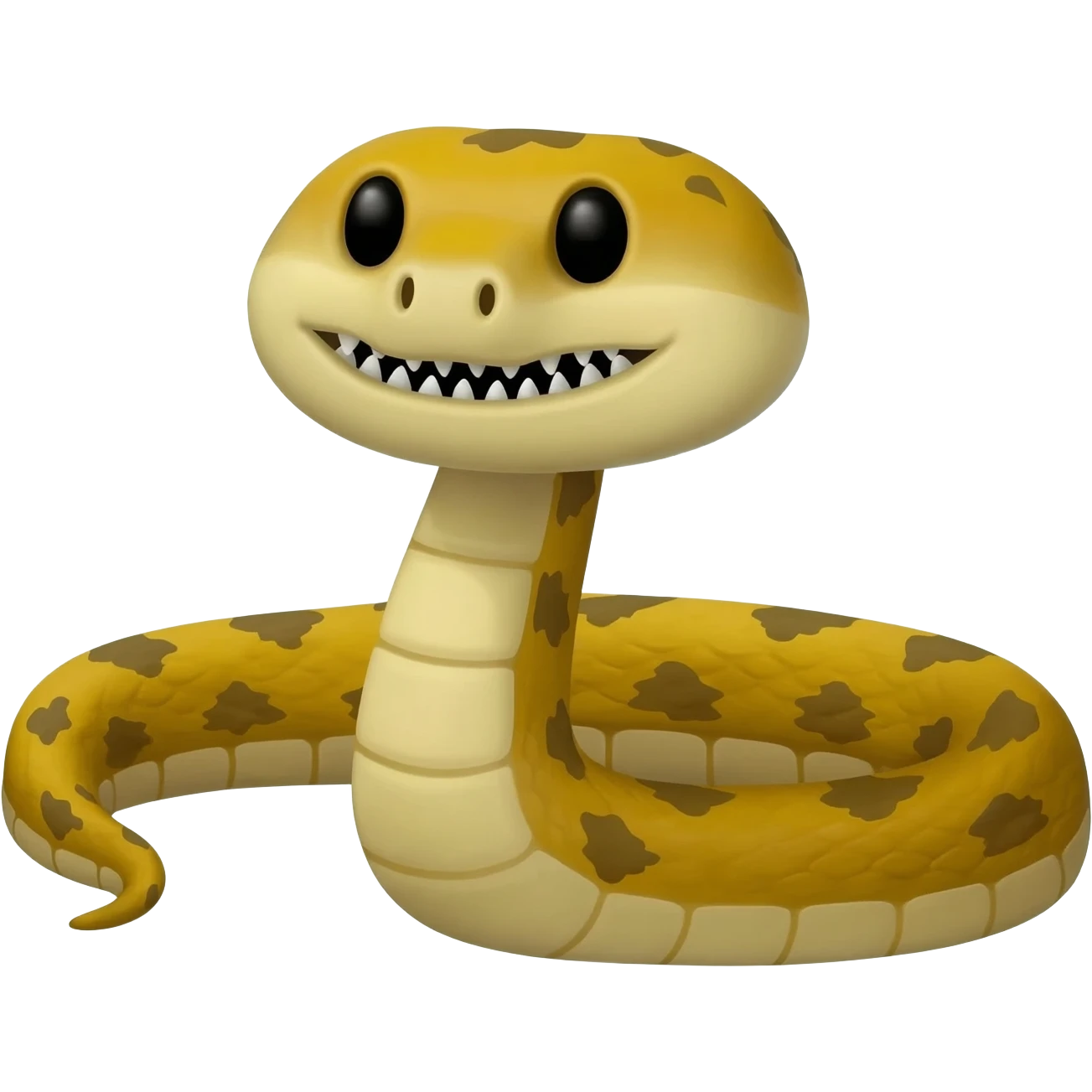snake with teeth emoji