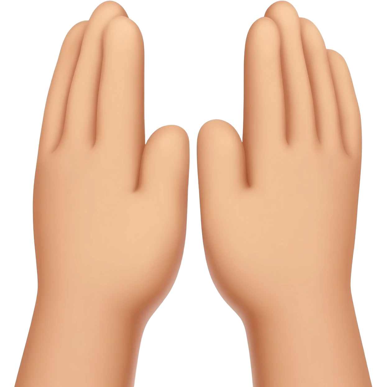 Hands held above head emoji