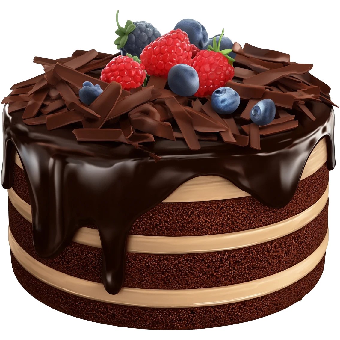 A beautiful kirkat chocolate cake emoji