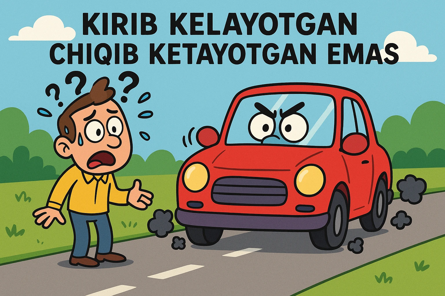 Kirib kelayotgan chiqib ketayotgam emasss emoji