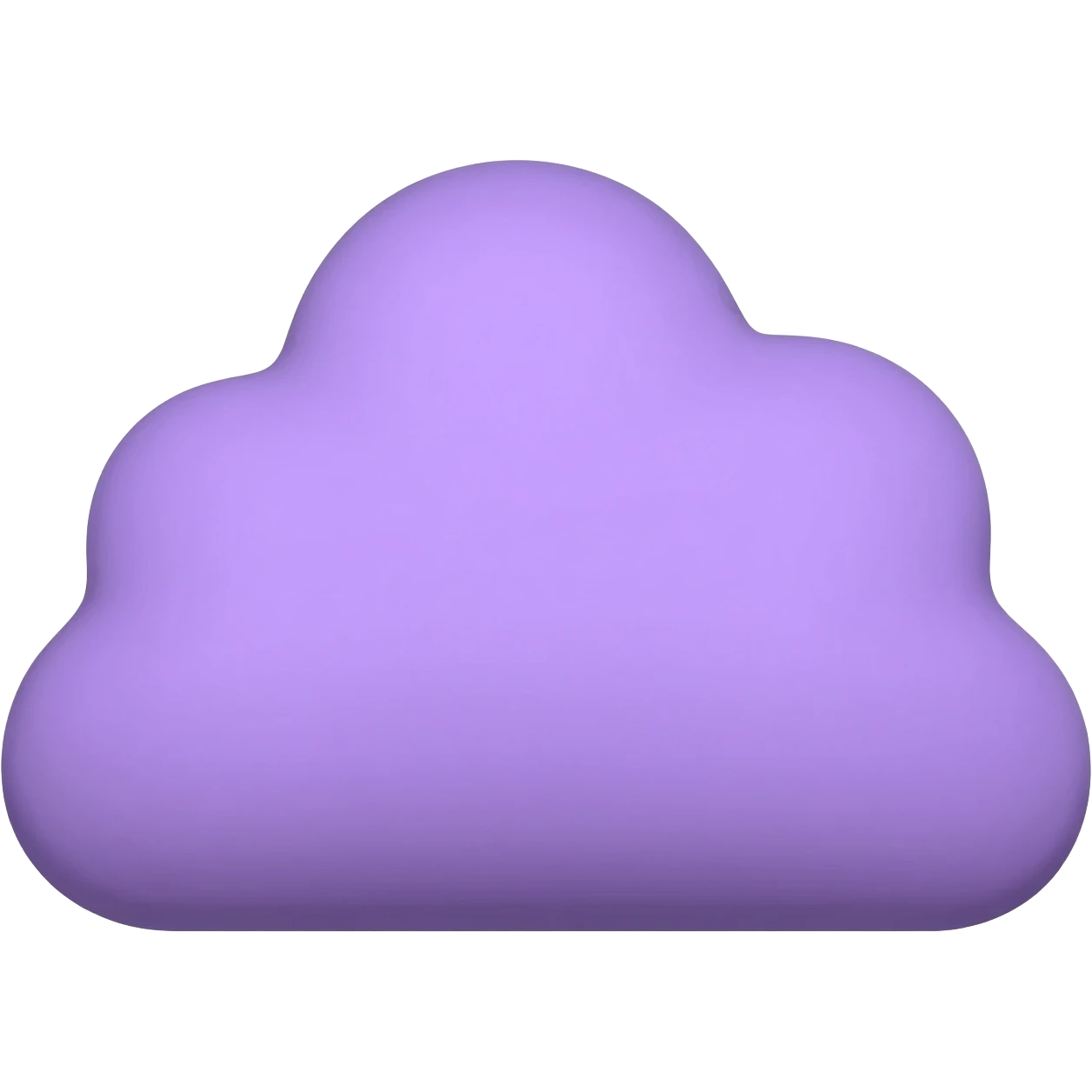 purple cloud emoji