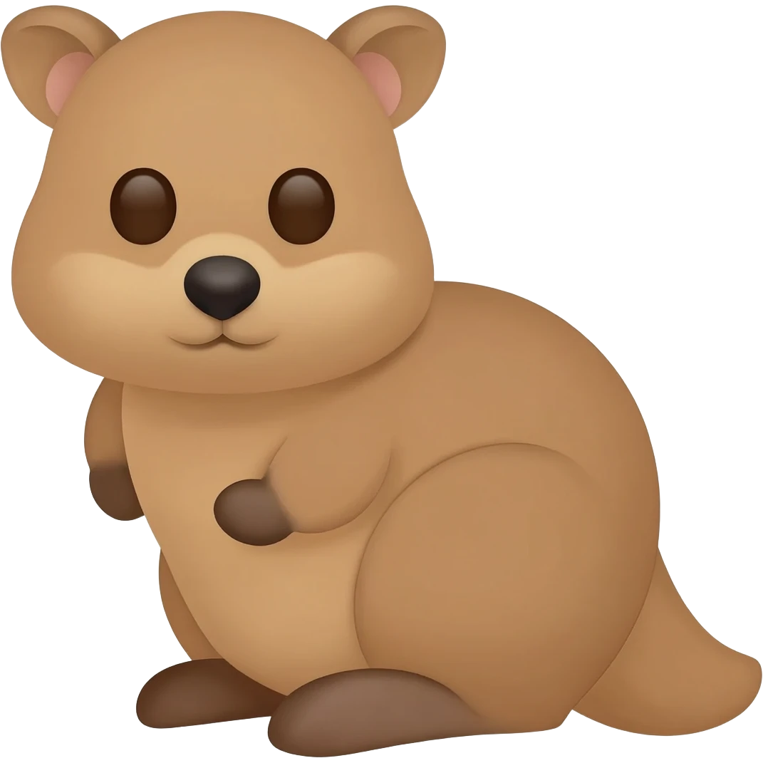 쿼카 동물 이모지https://www.emojis.com/ emoji