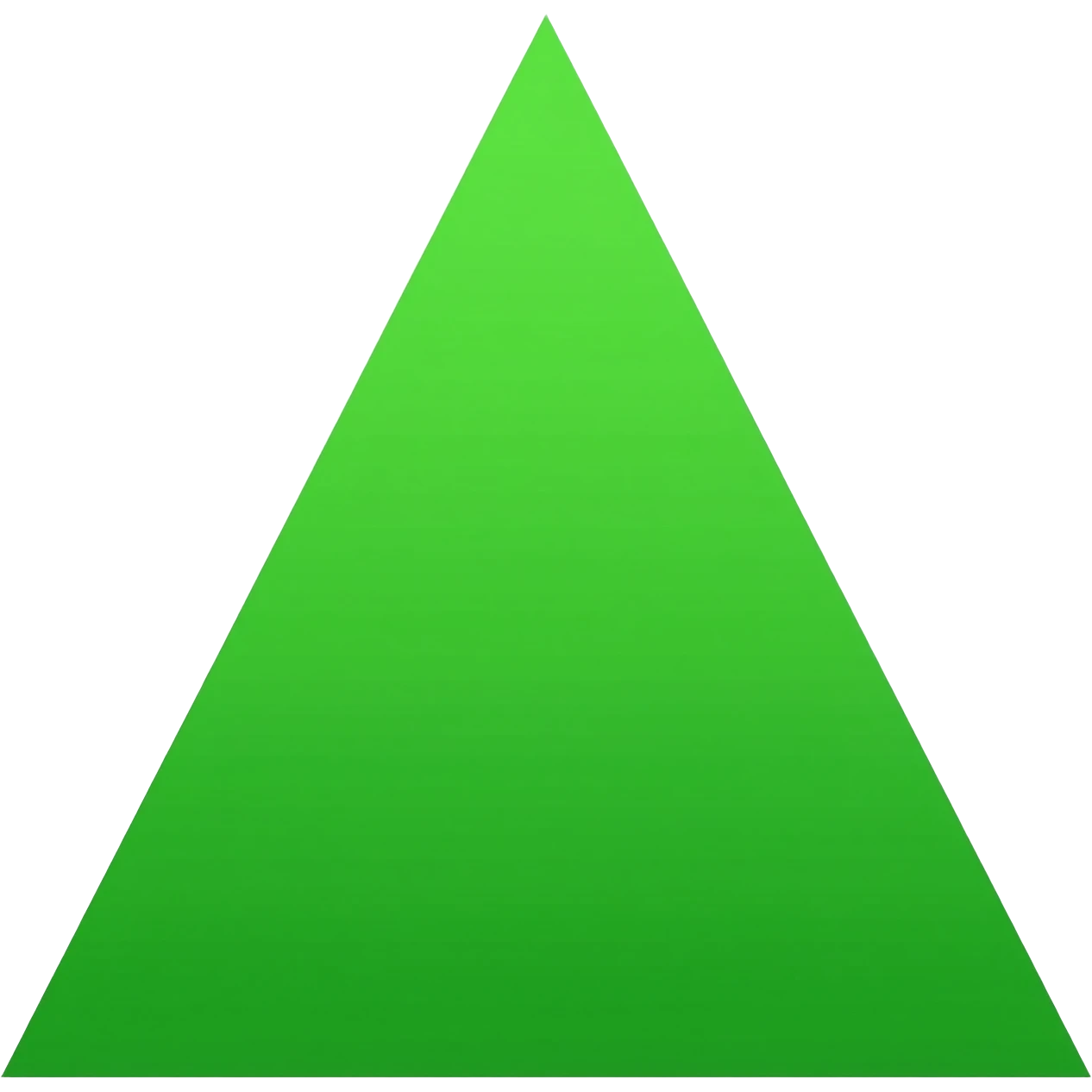 green triangle emoji