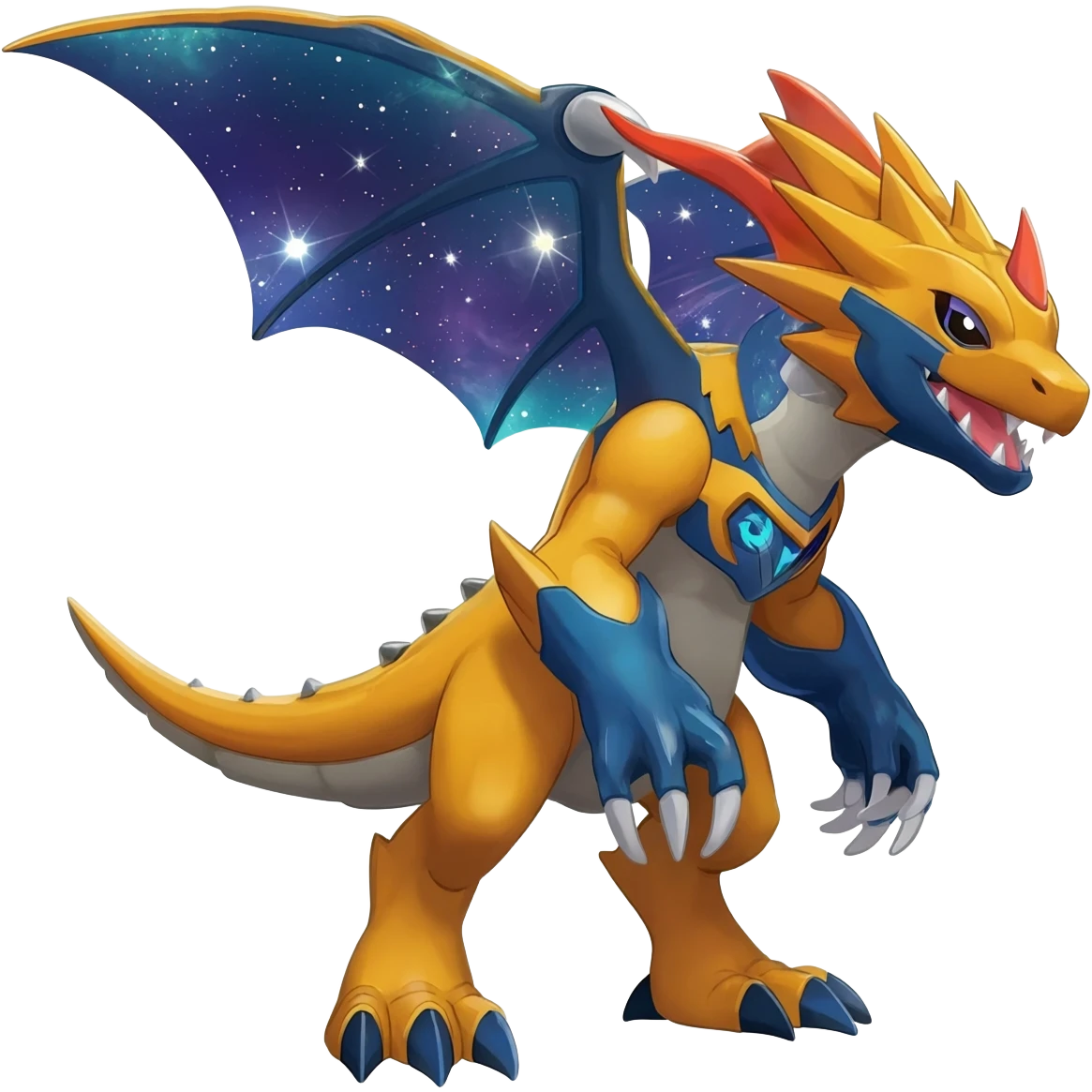  Galactical Nargacuga-Silvally-Absol-Digimon-fusion-animal-Pokémon-creature  emoji