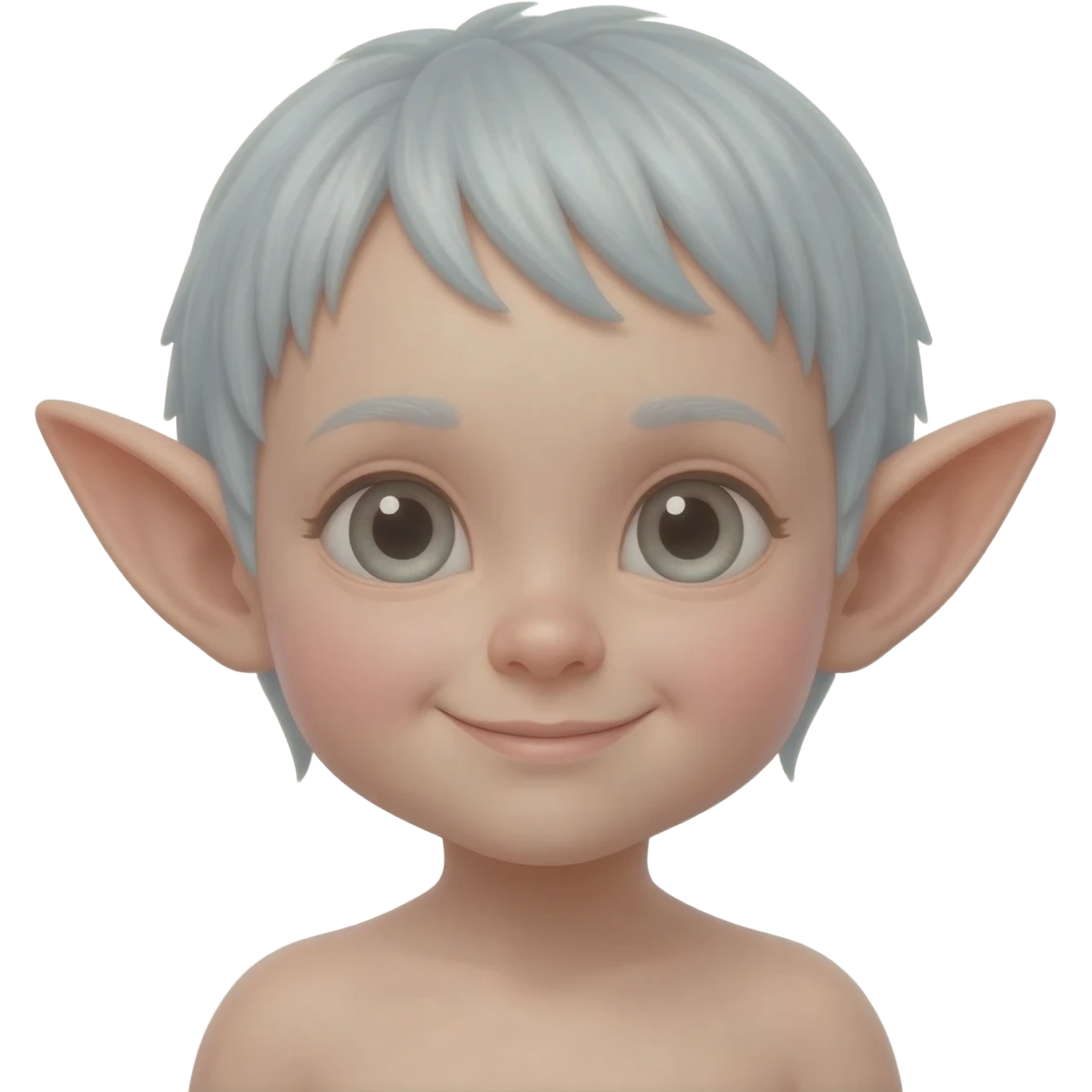 baby elf big ear without any hat emoji