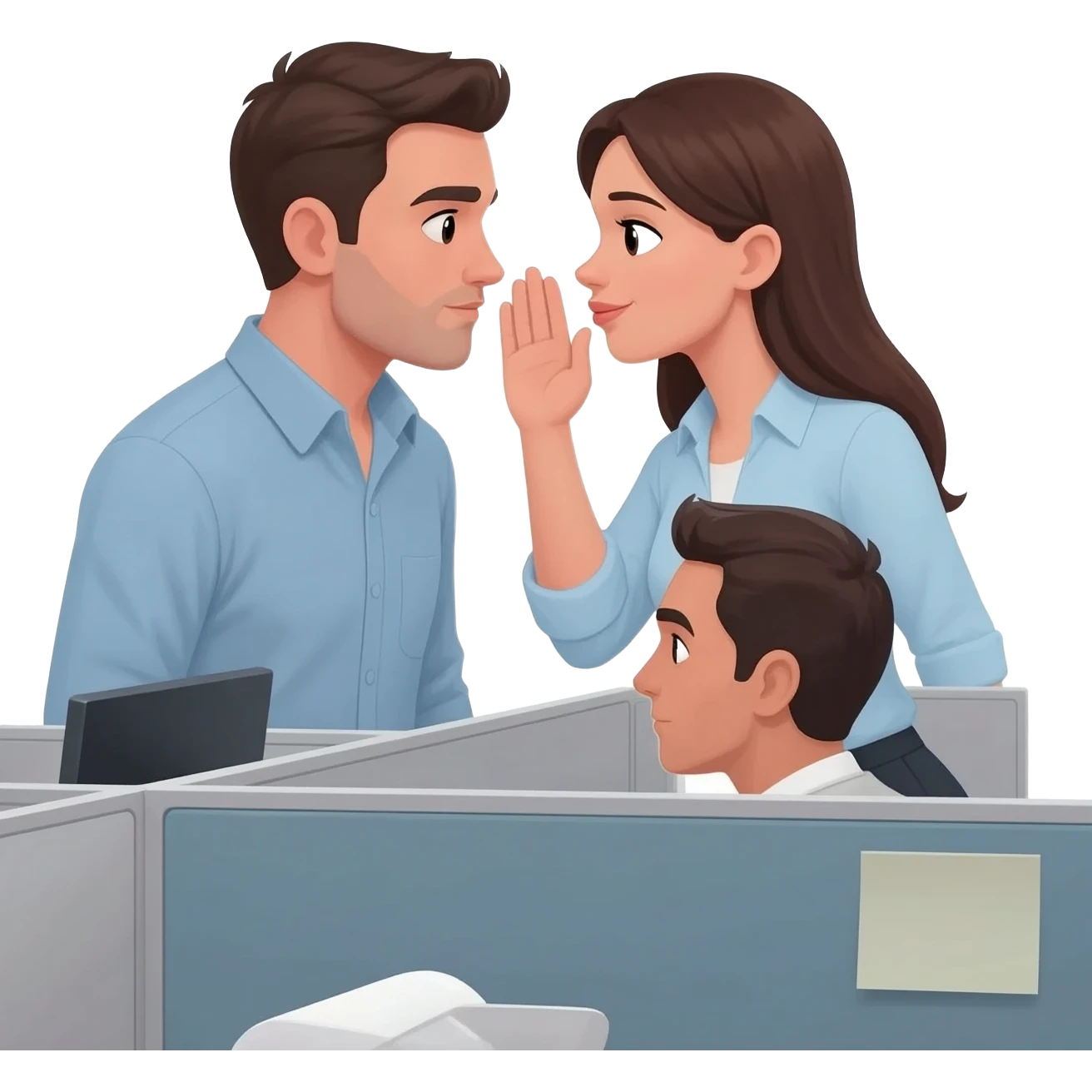 hidden rivalries and hostile back-biting are frequent. emoji