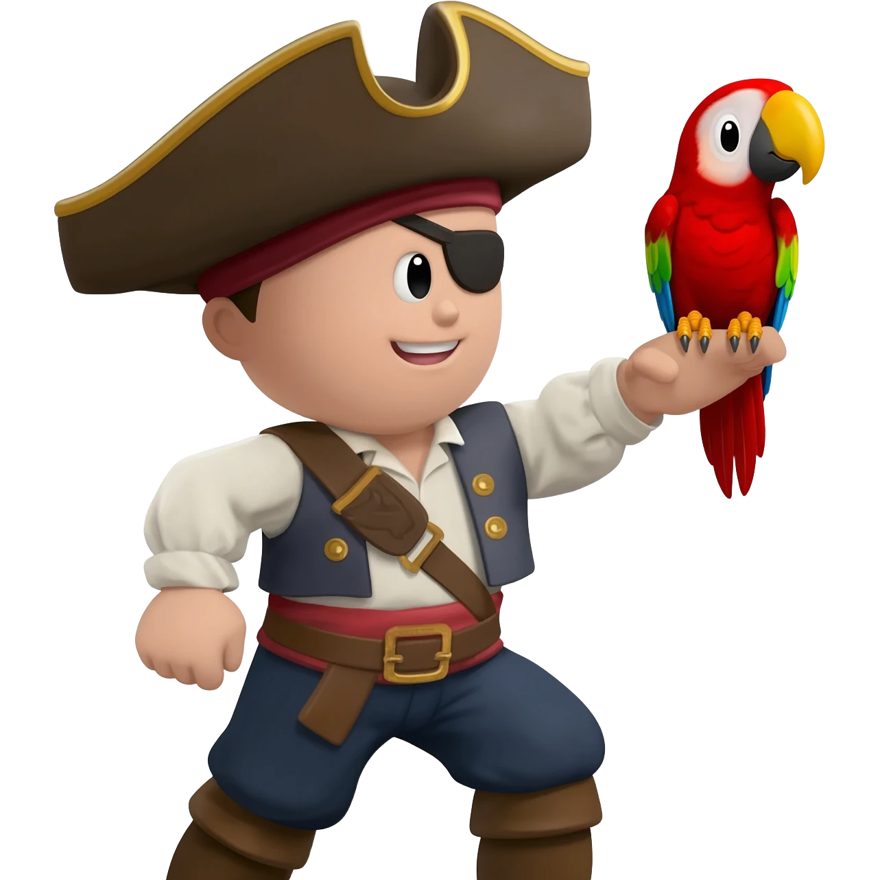 pirate and parrot emoji