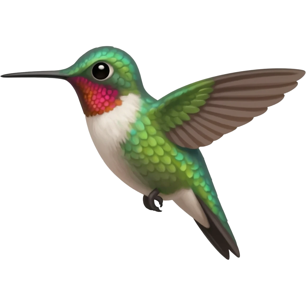 A Hummingbird emoji
