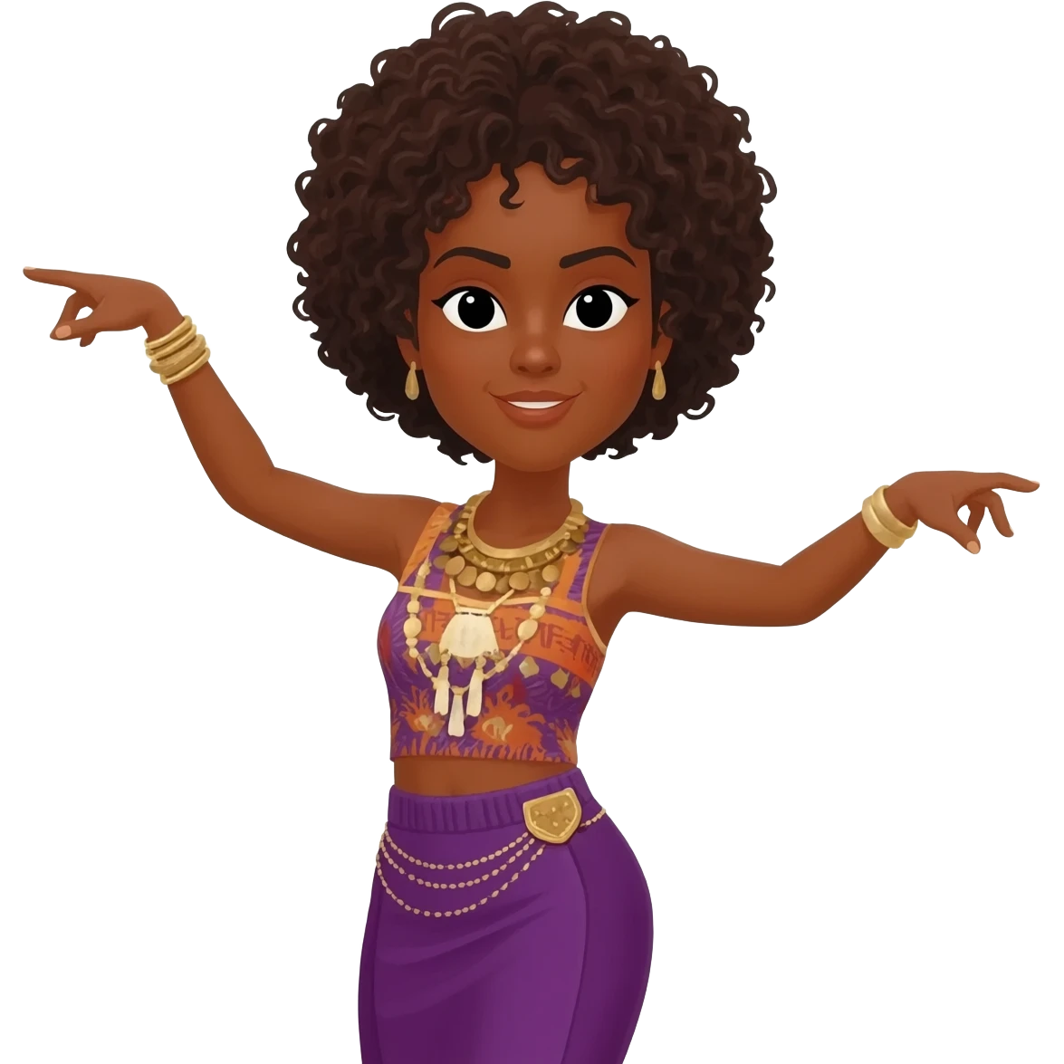 Gonemili Grace che balla emoji