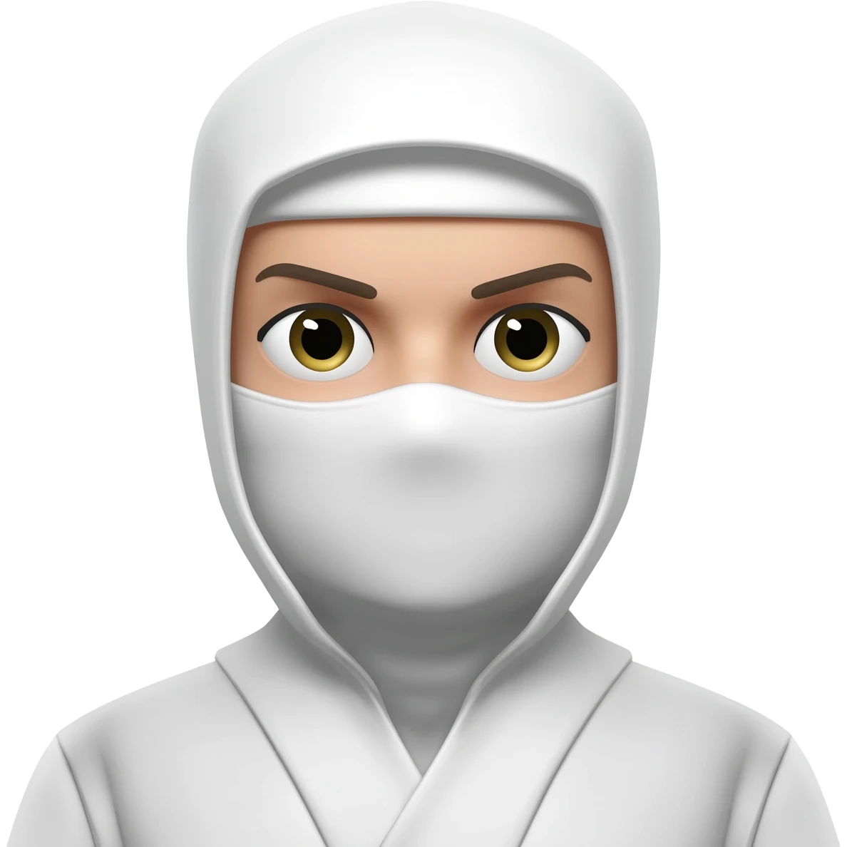 Ninja branco emoji