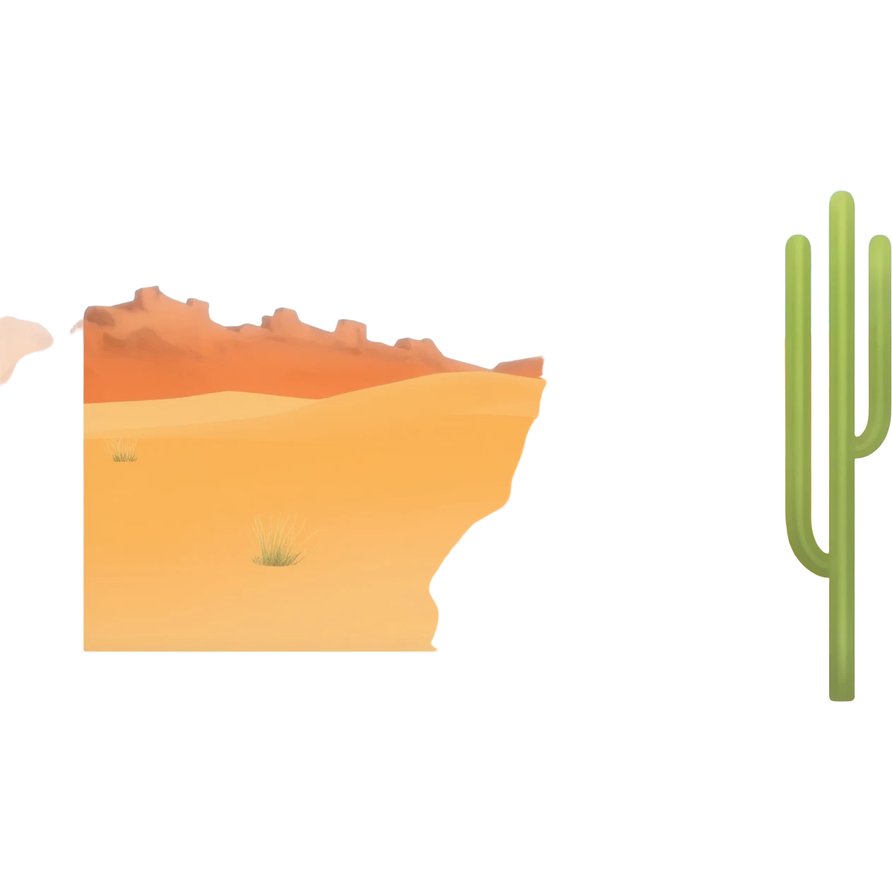 Desert emoji