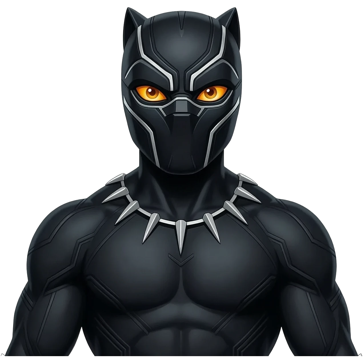 black panther hero emoji