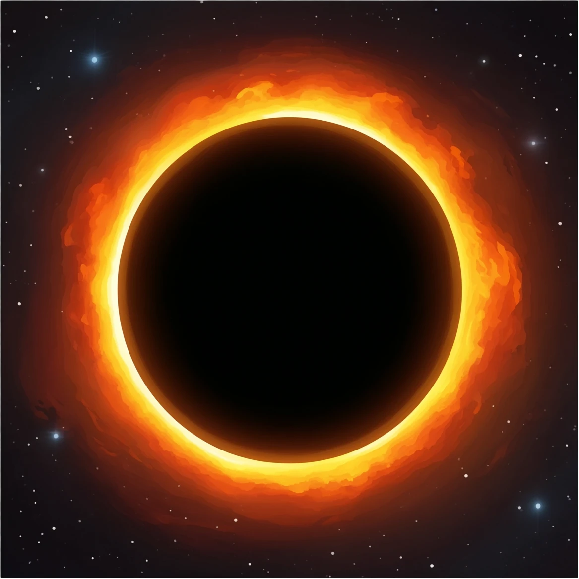 make a black hole suck up the sun emoji