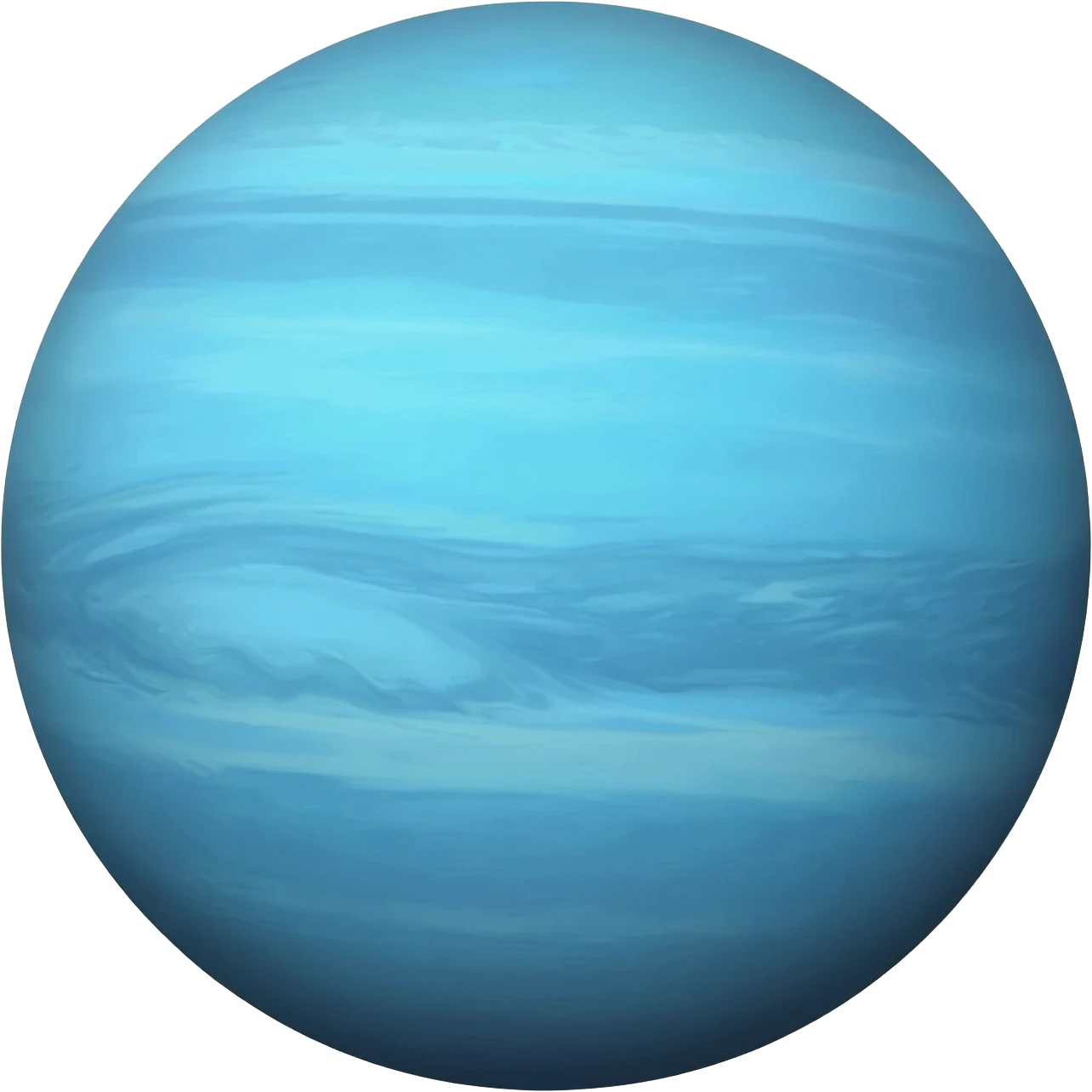 Neptune (the planet, not the surface, without the space)) emoji