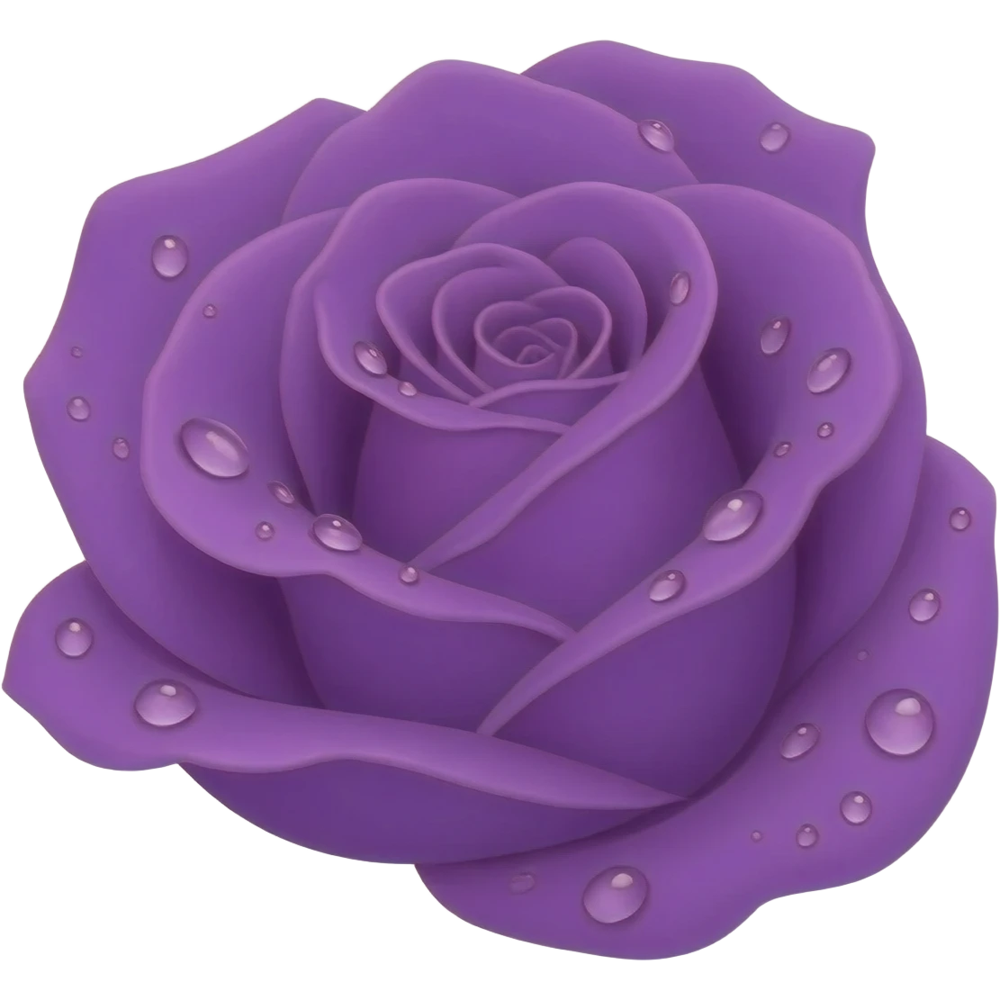 Purple Rose emoji