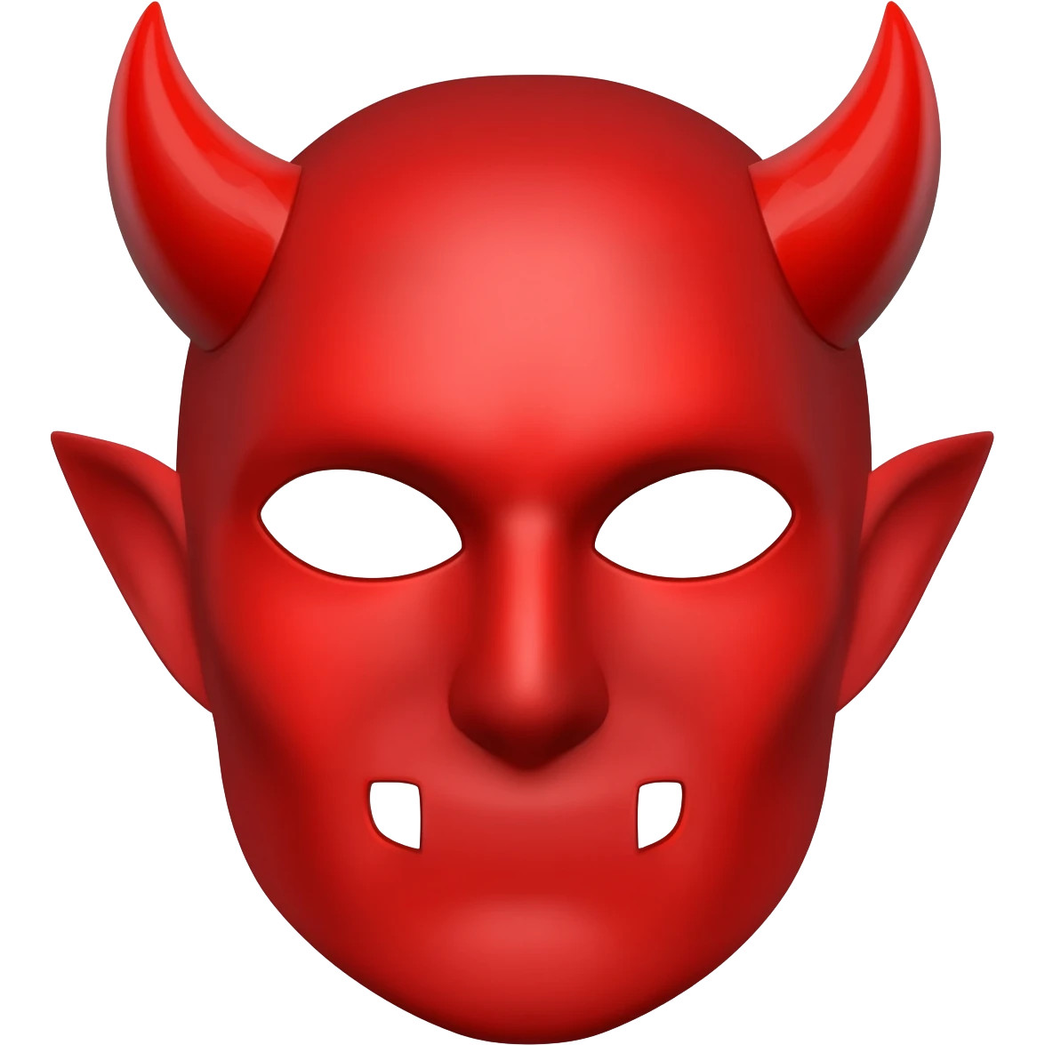 Devil's wear angle emoji mask emoji