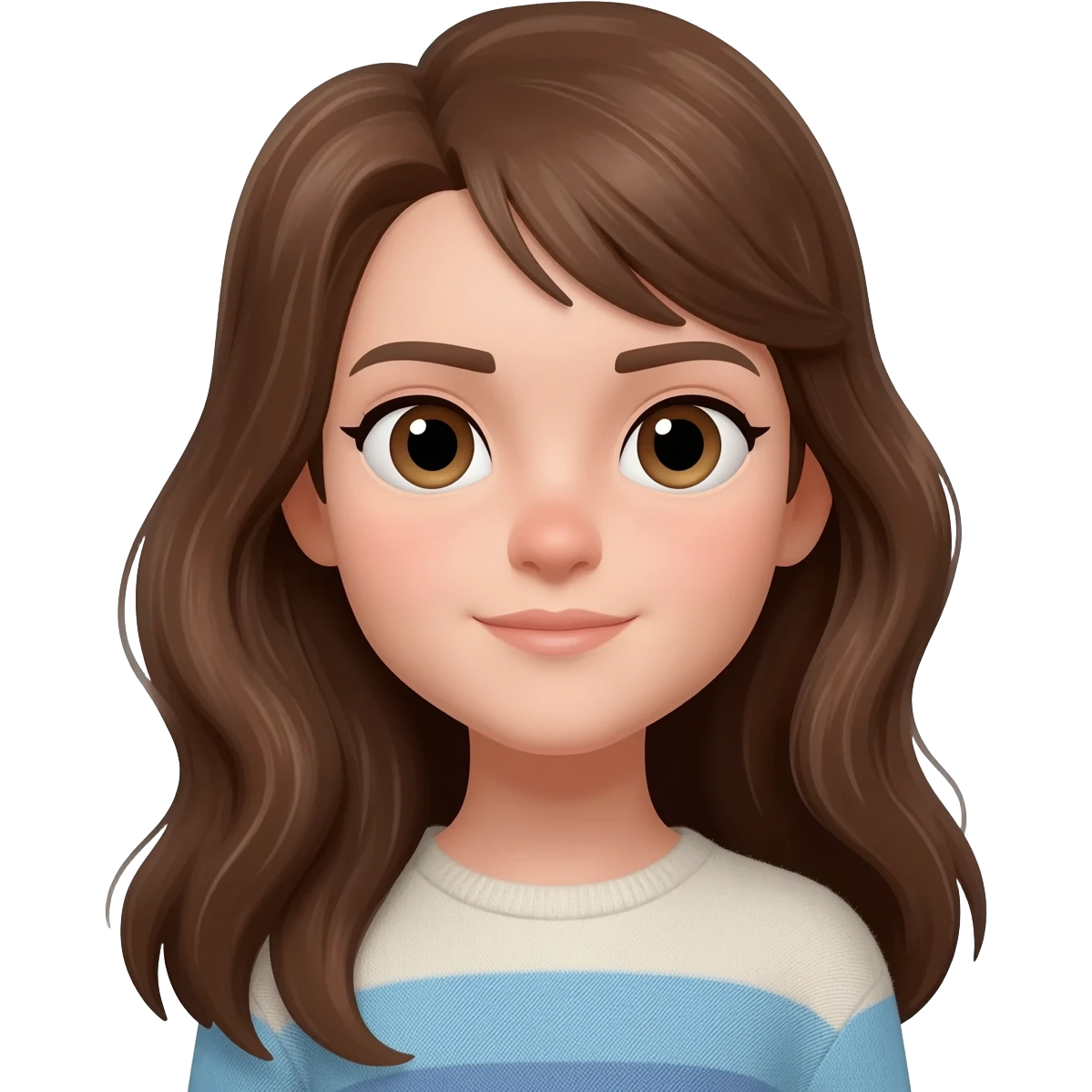 brown haired girl emoji