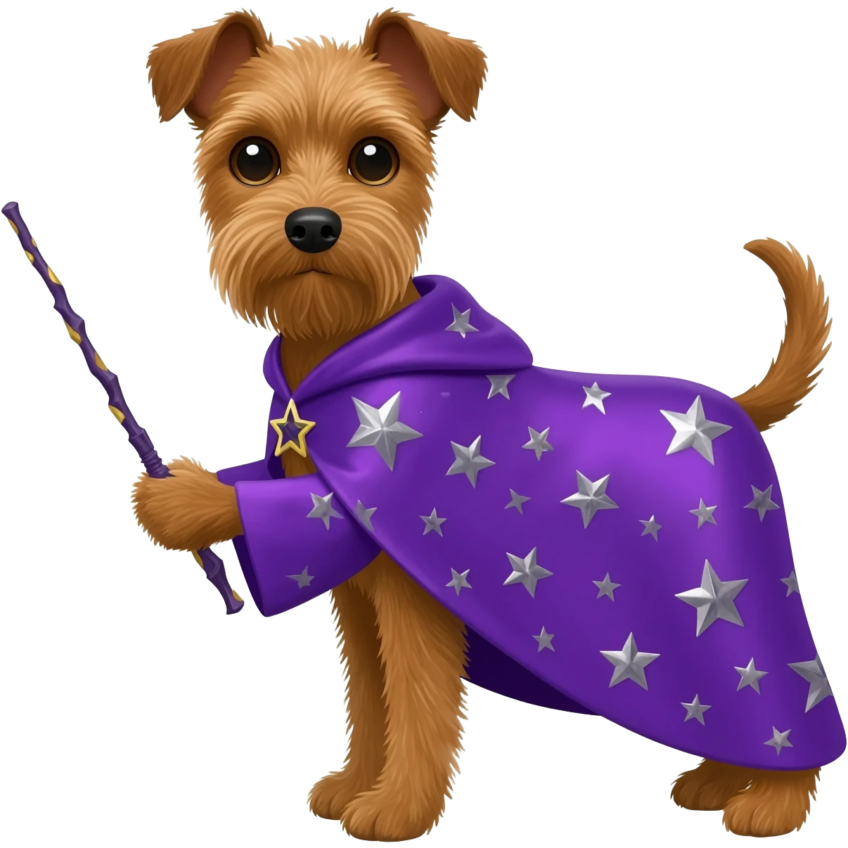 Dog wizard emoji