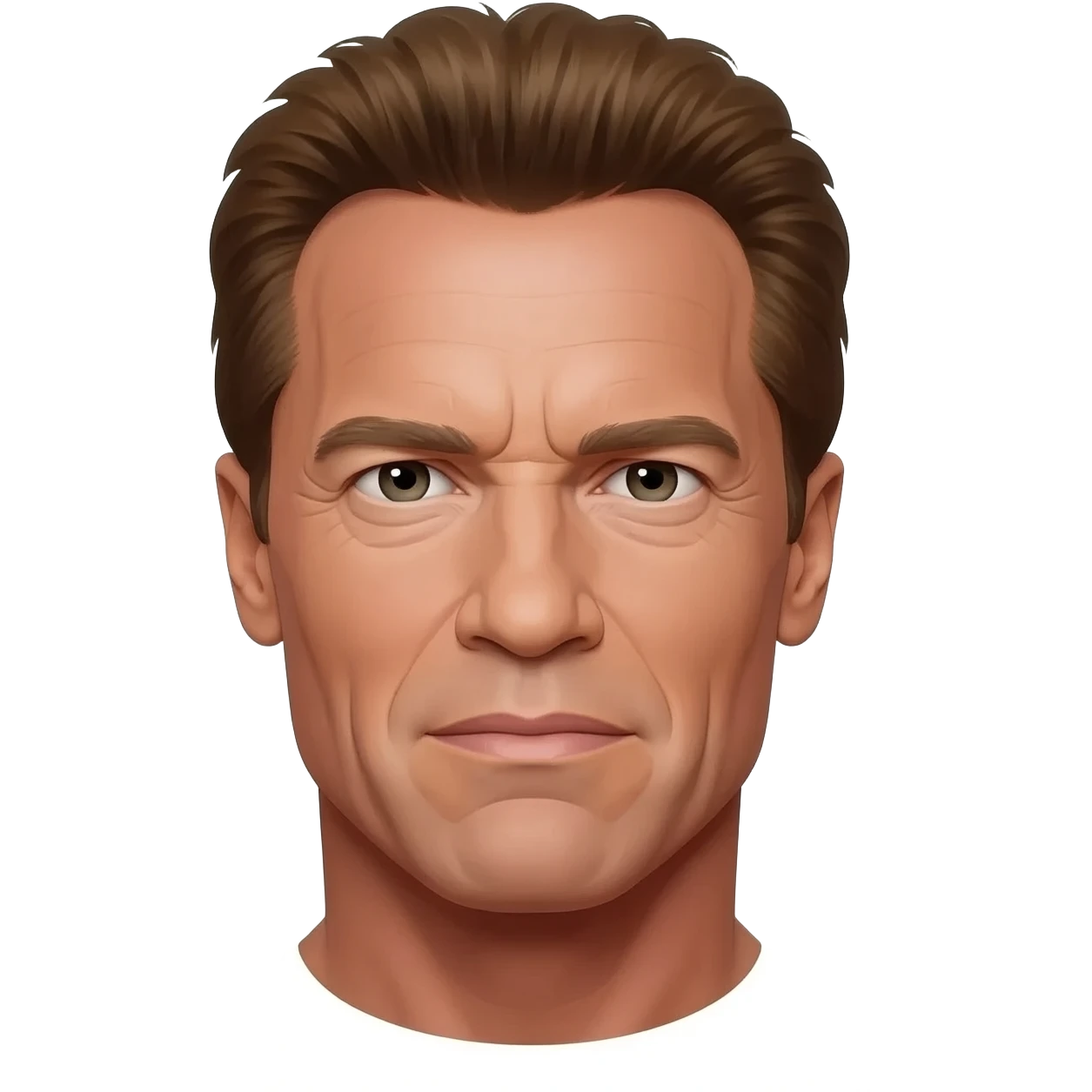 a CV document with the face of Arnie emoji