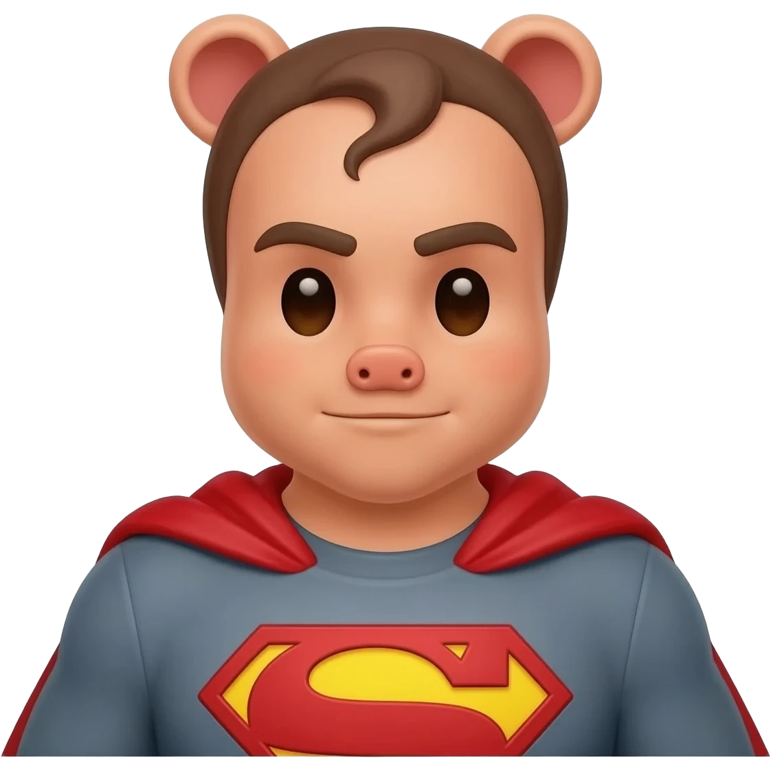 a superhero  that is bacon emoji