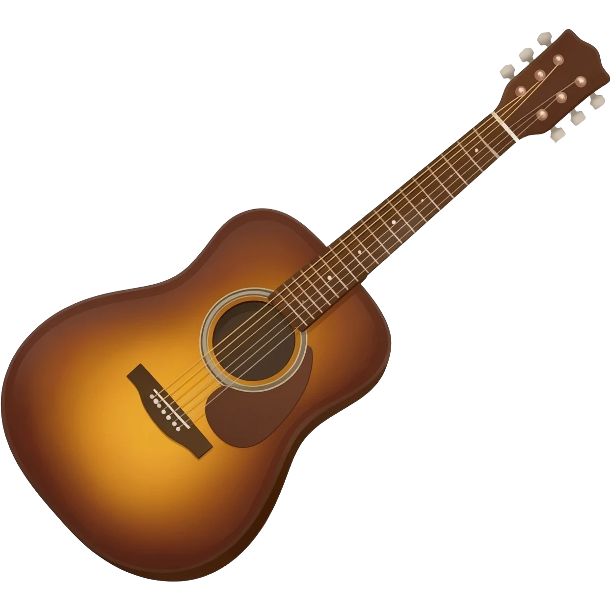 Guitare acoustique emoji
