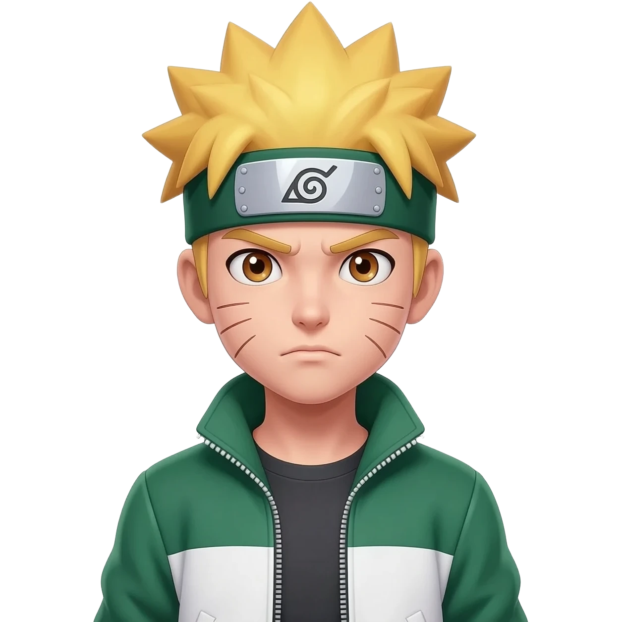 blond châtain 14 ans thème naruto emoji
