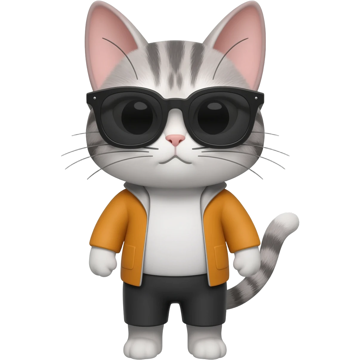 Cat wearing sunglasses emoji