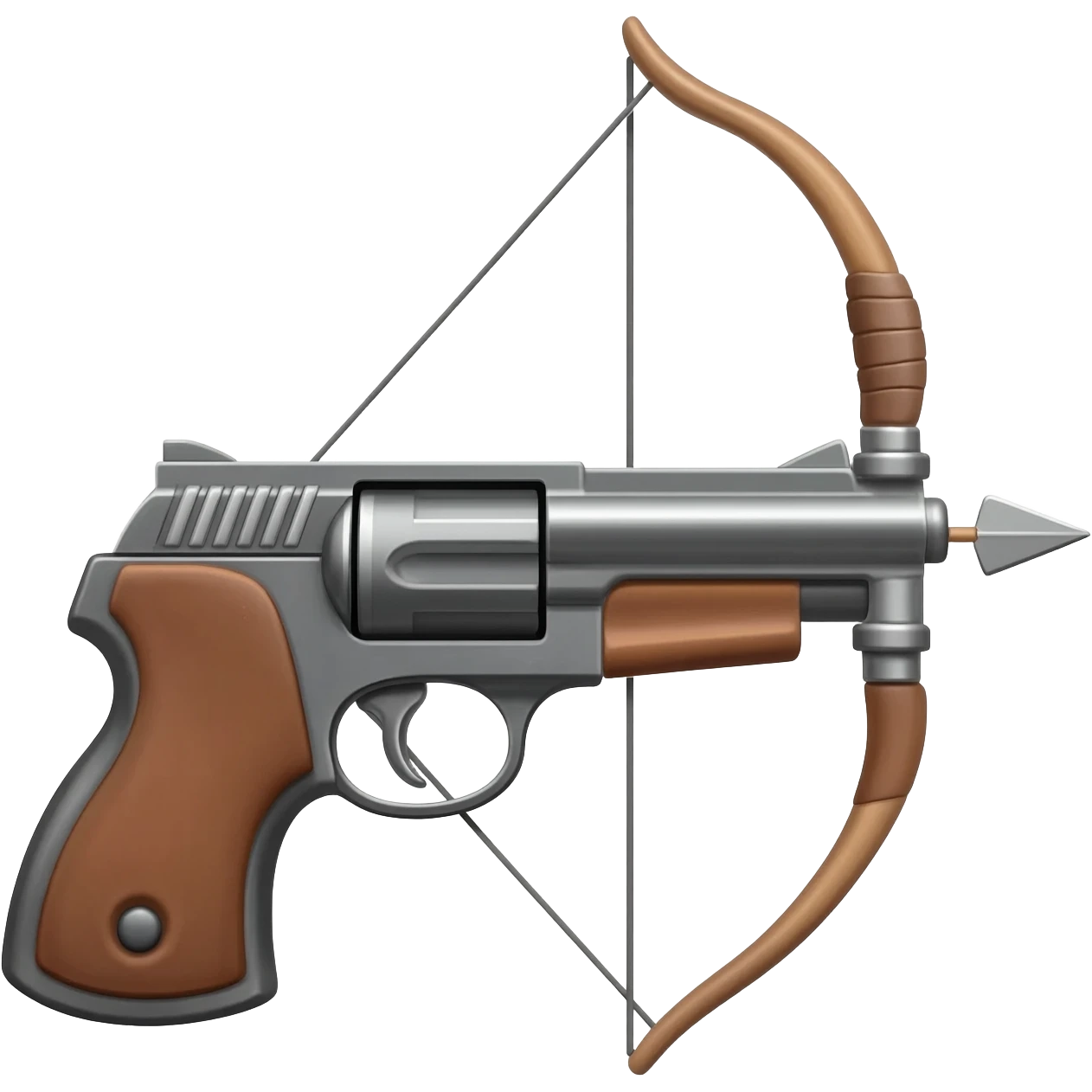 Gun with bow emoji