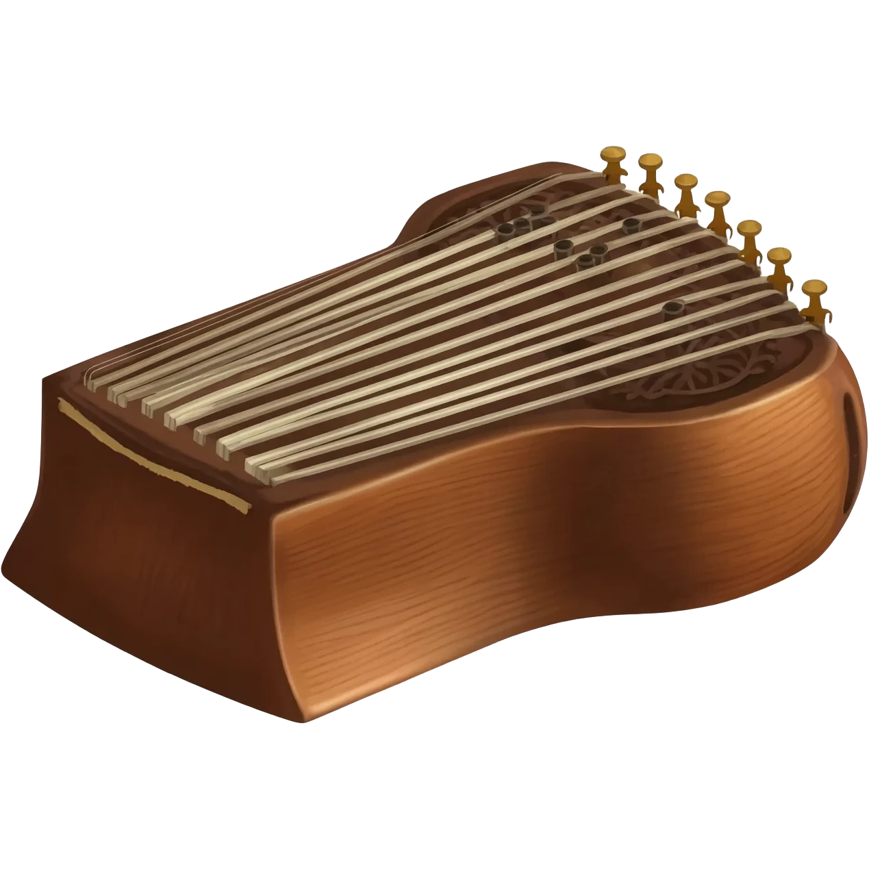 Indian Santoor with 100 strings emoji