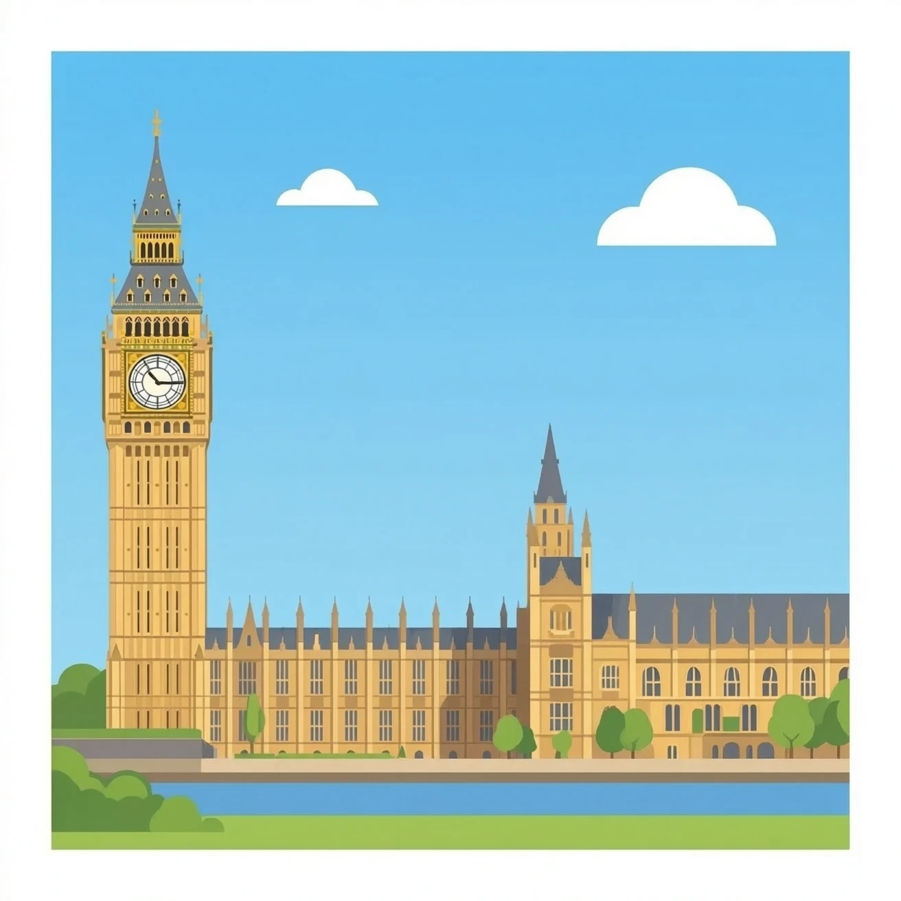 Big ben emoji