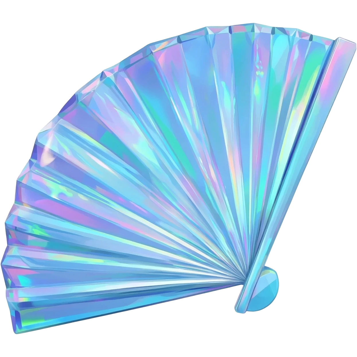 colossal magical crystal fan spinning beams of light emoji