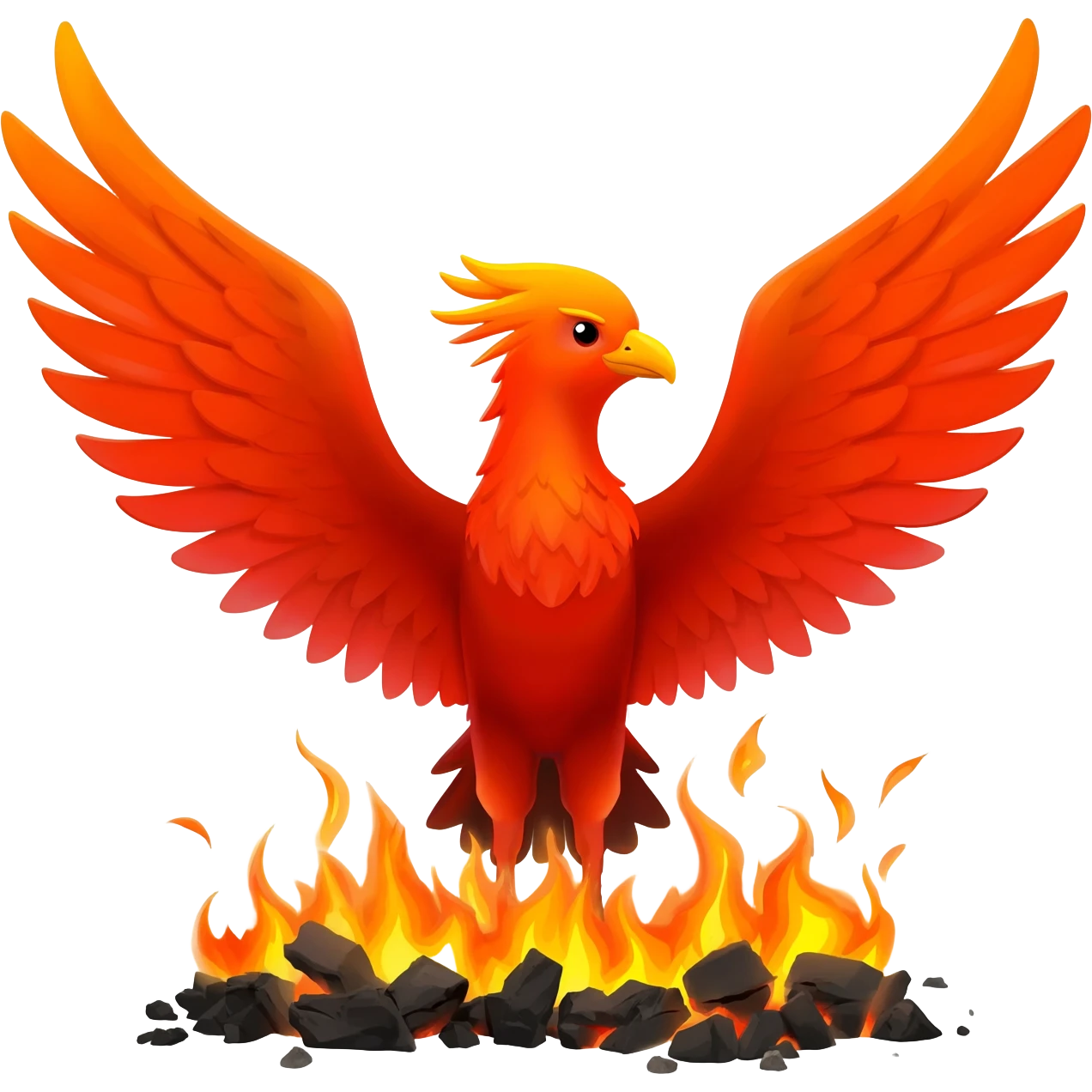 Phoenix rising emoji