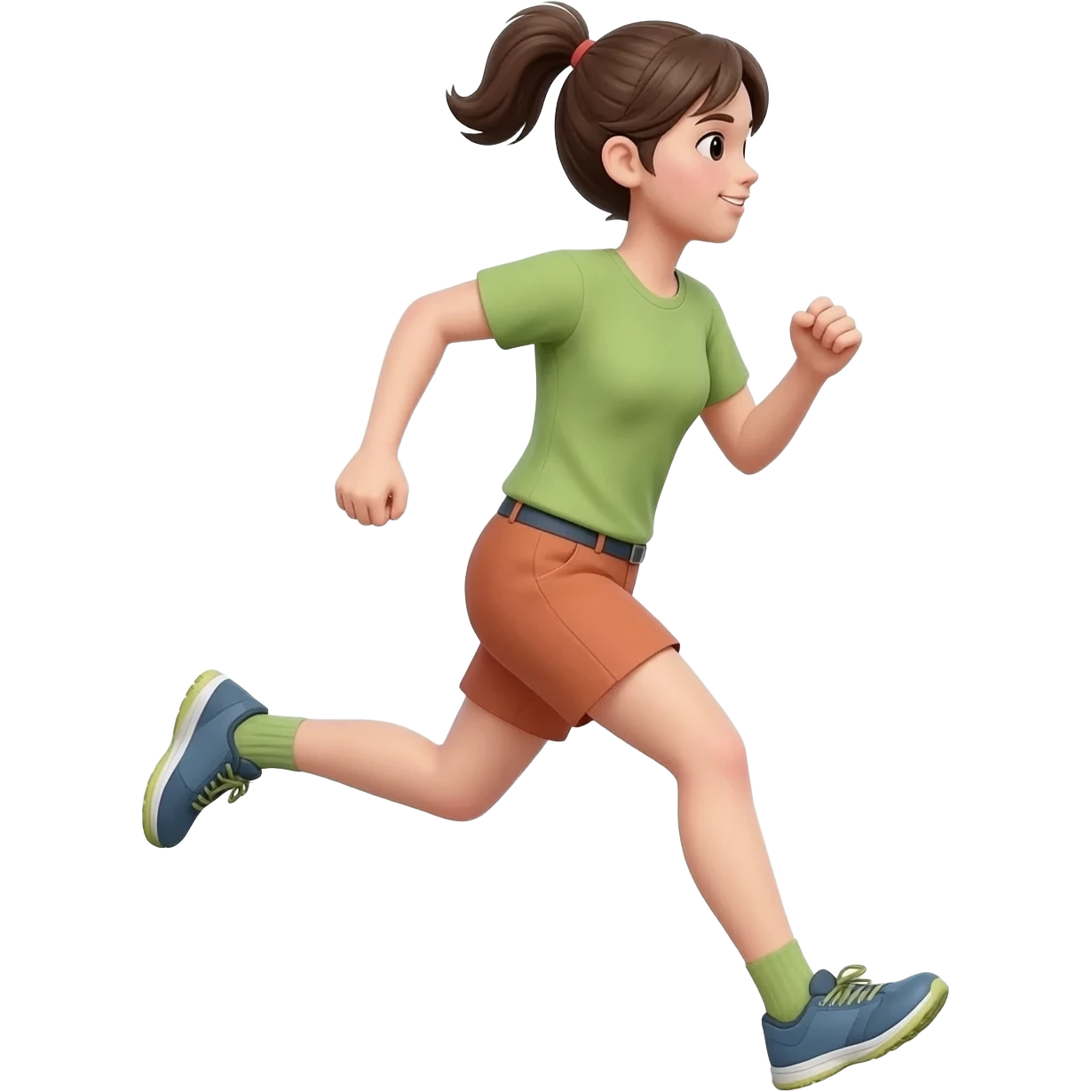 Girl running emoji
