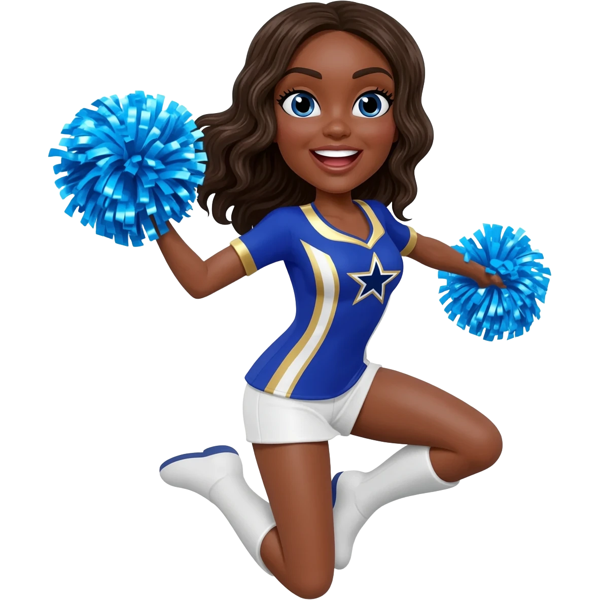 Dallas cowboys cheerleader emoji