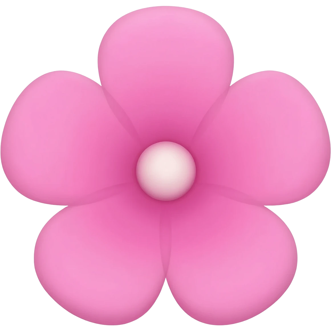 Pink Flower with 5 petals emoji