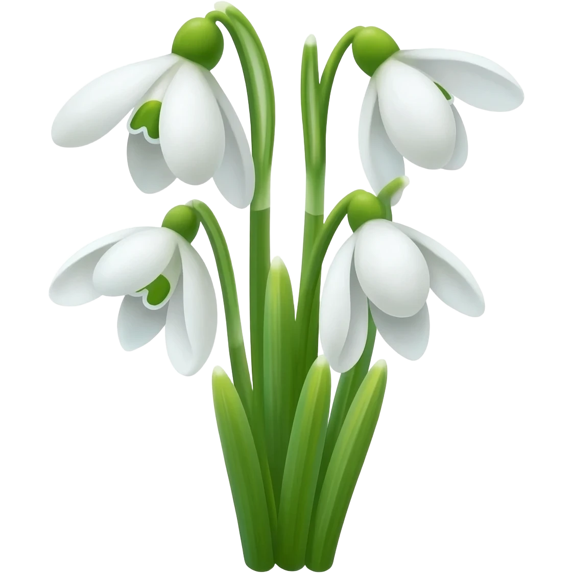 Snowdrops emoji