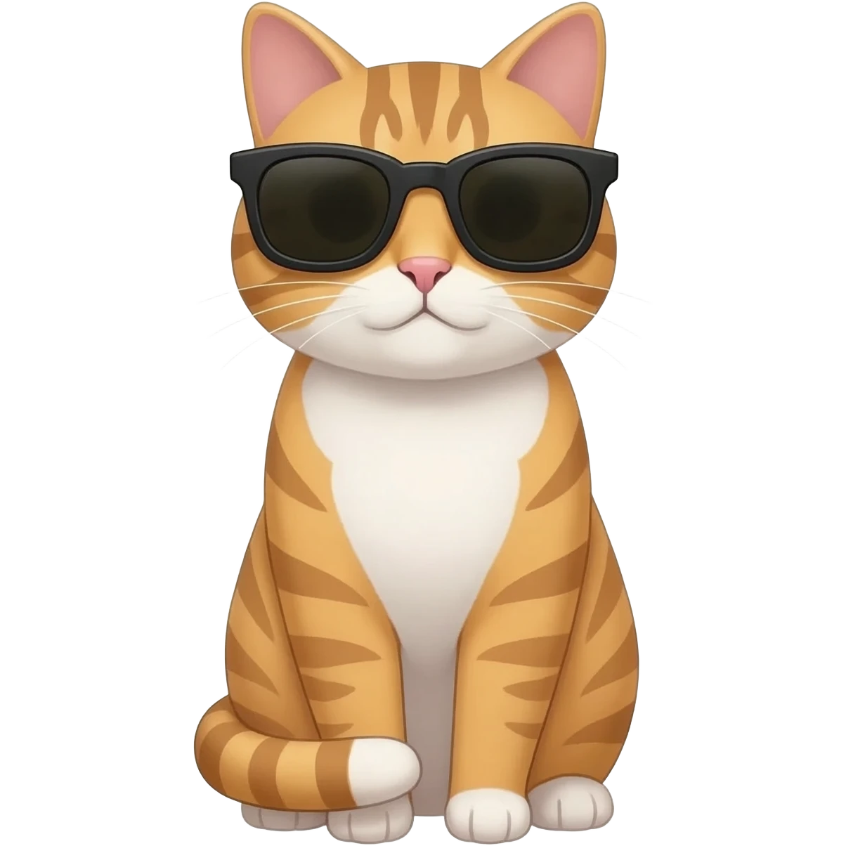 Cat wearing sunglasses emoji