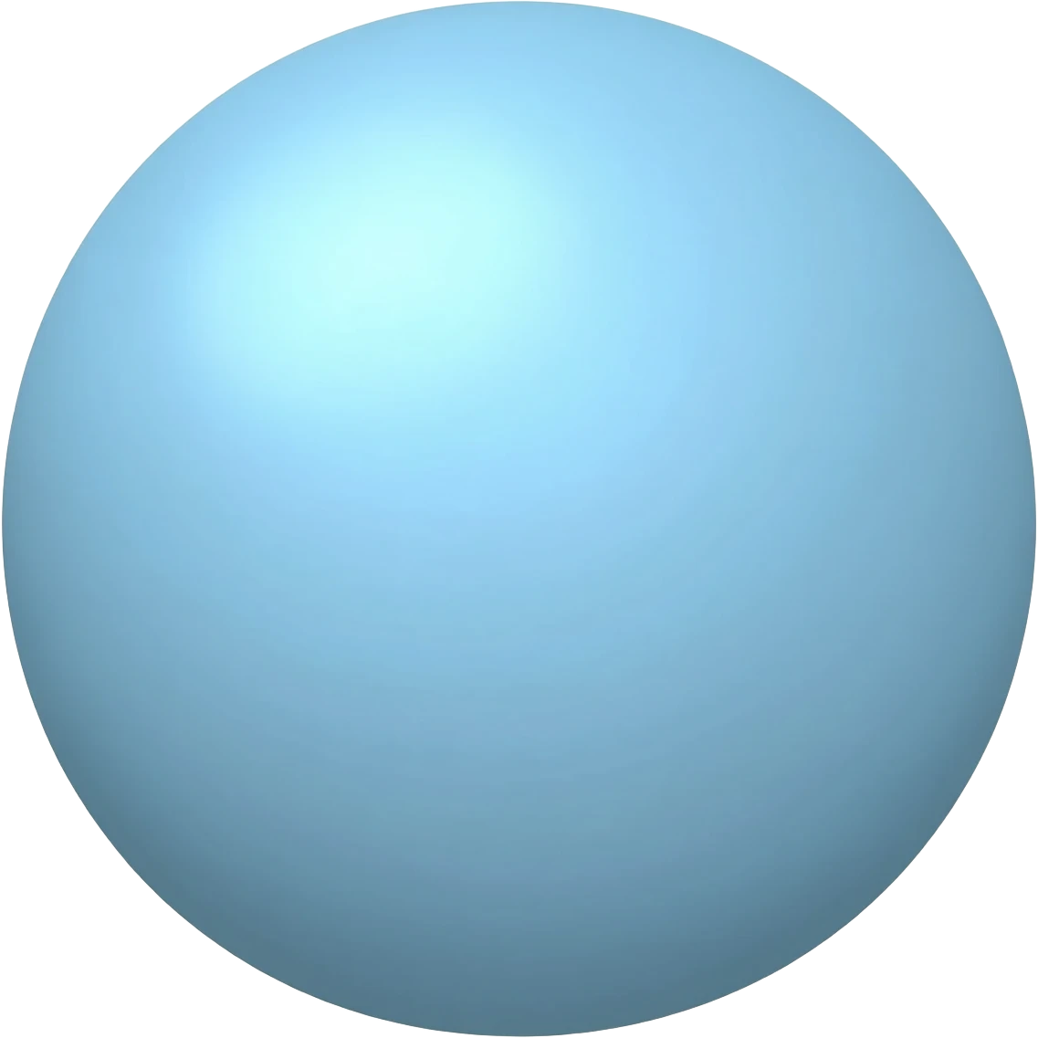 Light blue pastel emoji