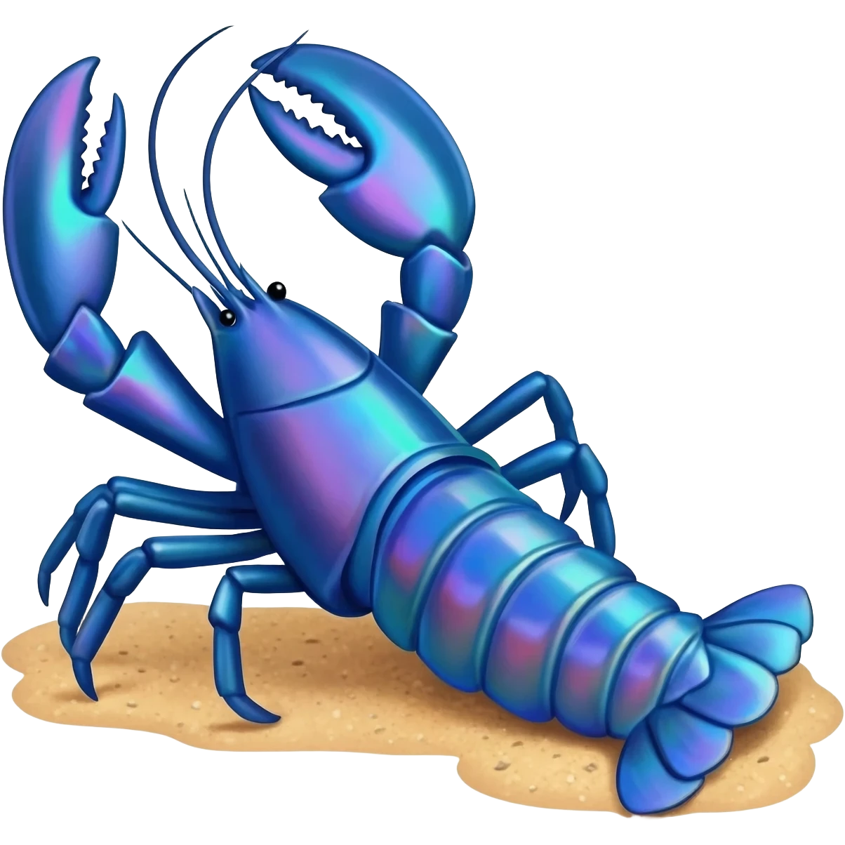 show me a blue lobster as an emoji show it in text emoji