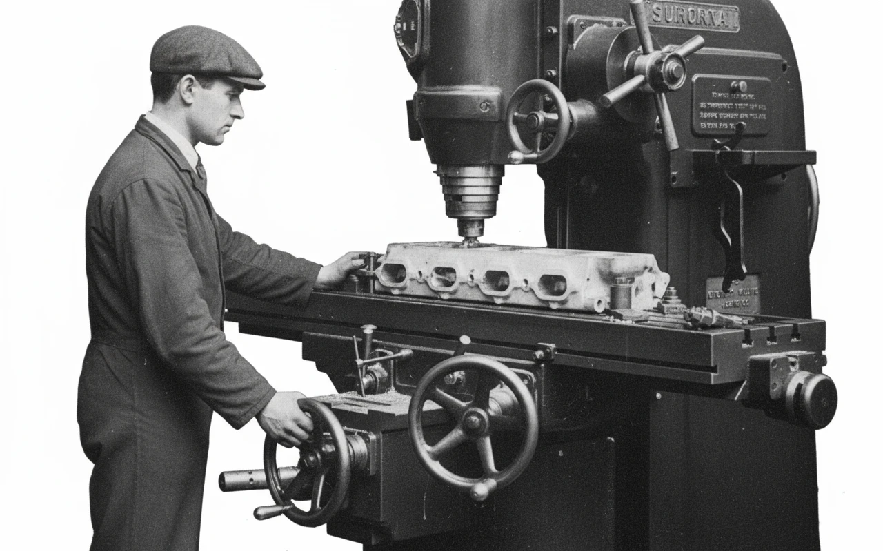 нарисуй похожего мужчину строго в профиль, который управляет аппаратом, как на картинке, без фона emoji